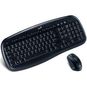 KEYBOARD WIRELESS GENIUS+MOUSE KB-8000X BLACK