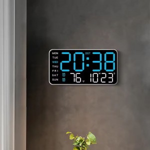 ساعة مكتبية + حائط رقمية مستطيلة Large Digital Wall Clock