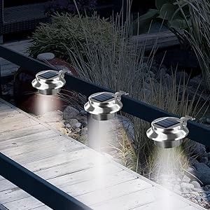 سبوت ليد 3 قطع يعمل على الطاقة الشمسية EASYmaxx solar-powered gutter lights 3piece