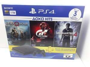 جهاز Sony سليم 1 تيرا مع 3 العاب