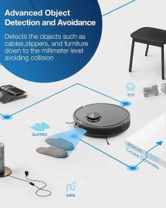 مكنسة شاومي الكهربائية   EcoVacs Deebot Ozmo  T8