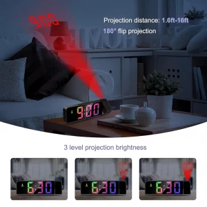 منبه ساعة رقمية بروجيكتور Desk Clock CH8013