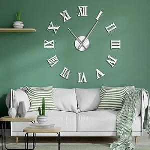 ساعة حائط ثري دي لاتيني D-033 3D Wall Watch