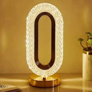 مصباح كريستال اضاءة 3 الوان CRYSTAL TABLE LAMP XR-903