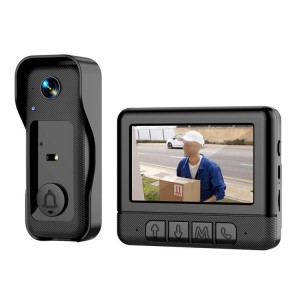 كاميرا مع جرس باب ذكي VIDEO DOORBELL WITH MONITOR X6