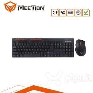 كيبورد وماوس MEETiON Wireless  Combo with battery AA2 MT-4100